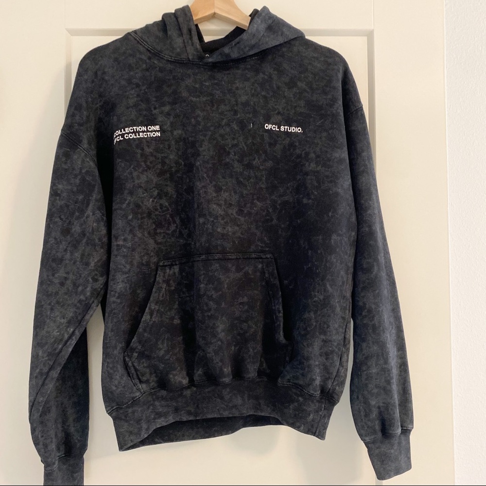 Acid wash hoodie